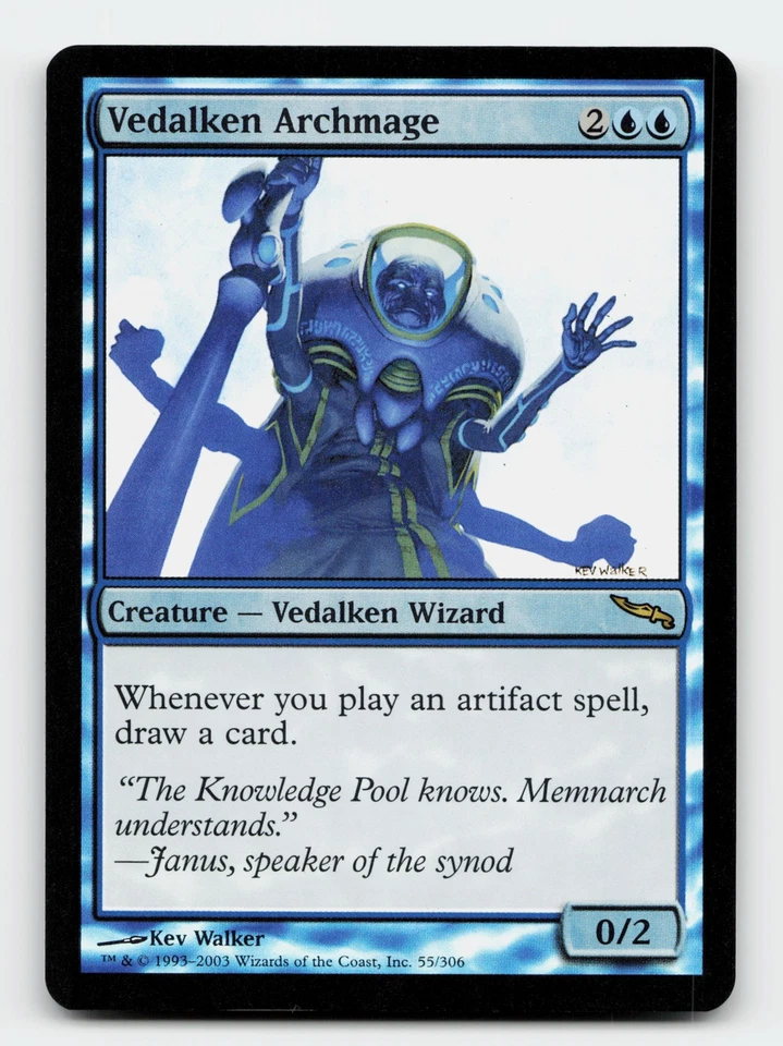 Vedalken Archmage Foil Mirrodin Magic The Gathering Card - Image 1 of 2