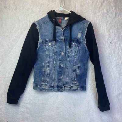 Chaqueta vaquera con capucha H&M Dividend para niños talla 14 resistente Foto 1 de 4