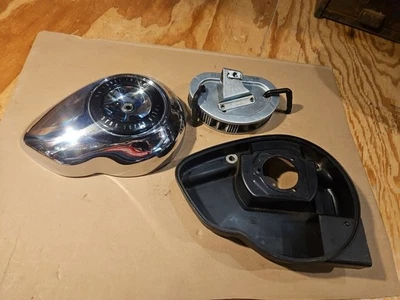 Harley Davidson Dyna Super Glide Air Box Filter 29182-08 29110-08 - Image 1 of 4