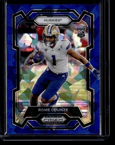 2024 Panini Prizm Draft Picks #111 Rome Odunze Blue Ice #/99 - Picture 1 of 2