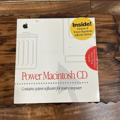 1994 Apple Power Macintosh 6100 7100 8100 V 7.1.2 Software Install CD-ROM Disc - Image 1 of 4