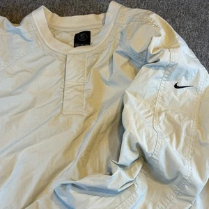 Vintage Nike Golf Pullover Men’s XL Windbreaker Jacket Y2K Outdoor Beige 90s - Picture 1 of 16