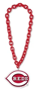 Cincinnati Reds Jumbo Big Fan Chain Necklace Foam Emblem - Picture 1 of 1