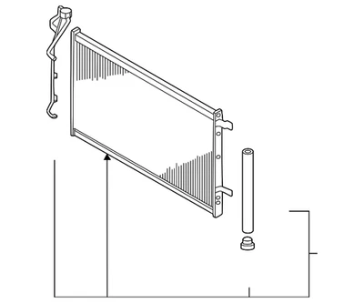 Genuine Kia A/C Condenser 97606-L1550 - Image 1 of 2