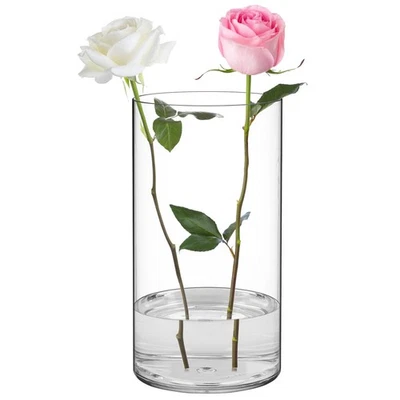 Plastic Vases for Centerpieces, 9.8 Inch Tall Hurricane Candle Holder, Acryli... - Image 1 of 4