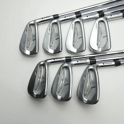 Used Ping S55 Iron Set / 4 - PW / Stiff Flex - Image 1 of 4