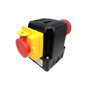 KEDU KOA12 Schalter-Stecker 400V 12A mit Phasenwender & Not-Aus für Wippsäge - Bild 1 von 4