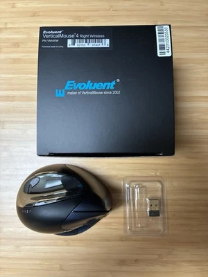 Evoluent Vertical Mouse 4 Right Hand VM4RW Ergonomic Wireless Mouse - Image 1 of 4