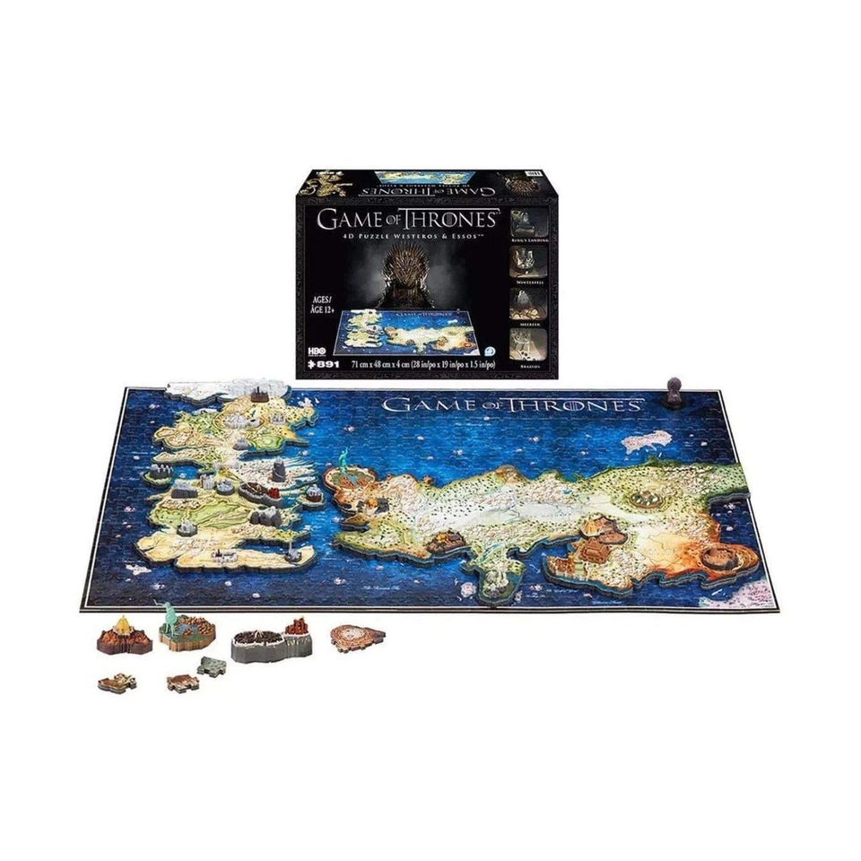 4D Cityscape 4D Puzzle Game of Thrones - 4D Puzzle Westeros & Essos VG/NM - Image 1 of 1