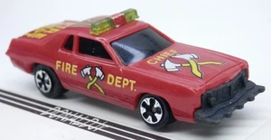 Dodge Monaco 1977 cupé coche jefe de bomberos rojo departamento de bomberos Kidco Burnin' Key 1/64 - Imagen 1 de 2