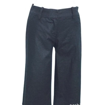 Pantalón Corto Ciudad Cache Negro Elástico Mezcla Lino Bermudas Caminar $88 Nuevo con Etiquetas Foto 1 de 3