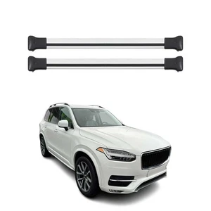 Roof Rack Cross Bars Luggage Carrier for Volvo XC90 2003-2014 Gray 2Pcs - Picture 1 of 12