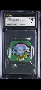 CGC 7 NEAR MINT Tretta Pokemon Japanese Arcade Chip / Coin! Gengar - Picture 1 of 2