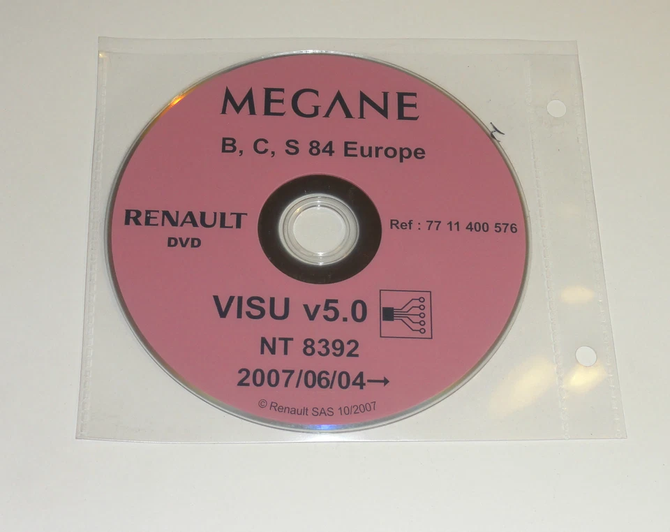 Schaltpläne Su CD Renault Megane - Stand 06/2007 - Immagine 1 di 1