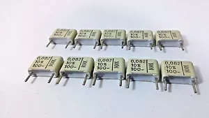 10 piezas condensador MMK poliéster metalizado 0,082 uF 10% 100 V condensador de película nuevo - Imagen 1 de 4