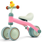 Baby Balance Bike for 1-2 Year Old Boy and Girl Gifts, Toddler Bike with Duck Be