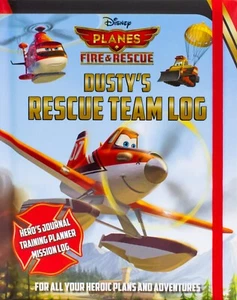 NEW! DISNEY'S PLANES: FIRE & RESCUE DUSTY'S RESCUE TEAM LOG, EXCELLENT - Imagen 1 de 15