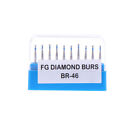 10Pcsbox Dental Diamond Burs Drill Für Hochgeschwindigkeitshandstück Fg -Serie