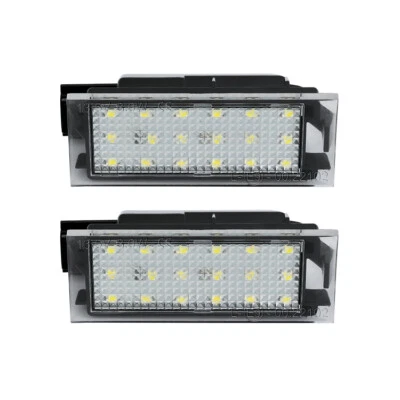 Luz de matrícula LED 2 piezas para Renault Vel Satis Twingo II Clio III Master II Foto 1 de 4