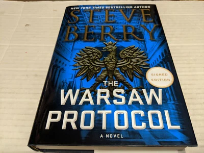 The Warsaw Protocol by Steve Berry (2020, HC) SIGNED 1st/1st TIPPED IN PAGE - Image 1 of 3
