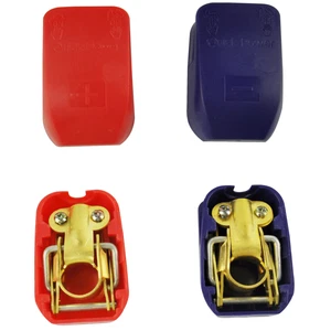 Quick Release Battery Terminals Clamps 12V Pair Car Caravan Motorhome Terminal - Picture 1 of 1