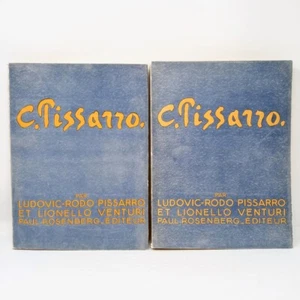 Vintage 1939 Camille Pissarro Work Catalog Text & Plates Set - Volumes I & II - Bild 1 von 16
