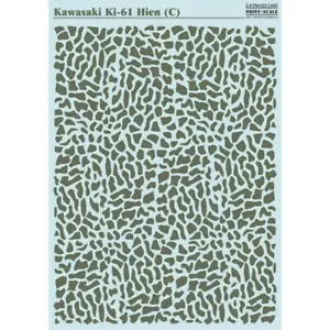 Print Scale 023-camo Waterslide Decal for airplane 1:72 Kawasaki Ki-61 Hien (C) - Bild 1 von 12