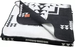Alpaca Wool Blanket, 100 x 83- Ultra Soft- Reversible 2 in 1-Premium Alpaca Wool - Picture 1 of 9