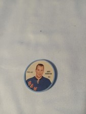 1961/62 SALADA FOODS PLASTIC NHL HOCKEY COIN #90 ANDY HEBENTON SHARP+ SHIRRIFF
