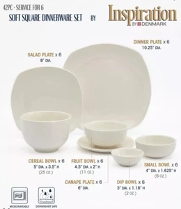 Tabletops Unlimited Plates & Bowls Set – Stylish Everyday Dining - Picture 1 of 5