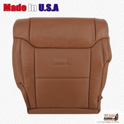 Cubierta de asiento de cuero genuino marrón para parte inferior del conductor Toyota Tundra 2014 a 2018 Foto 1 de 4