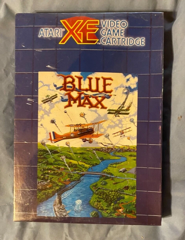 Blue Max XE Cart Cartridge Atari 400/800/XL/XE RX8081 NOS - Image 1 of 3
