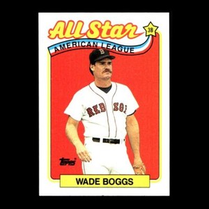 Wade Boggs 1989 Topps R314I Boston Red Sox #399 90