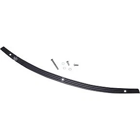 KLOCK WERKS KWW-01-0576 Flare™ Series Windshield Trim-KERF Black w Contrast Logo - Image 1 of 1