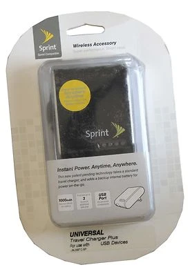 travel charger USB port  plus backup internal battery for Samsung Galaxy S 5 - Image 1 of 4