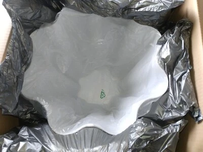 Vetro incamiciato FABBIAN VESTA bianco satinato NUOVO diam40 ORIGINALE paralume - Immagine 1 di 4