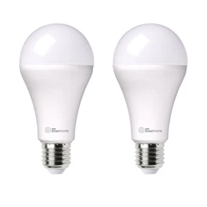 2x Laser 10W E27 Warm/Cool White Adjust Smart LED Light Bulb WiFi App Control - Picture 1 of 3