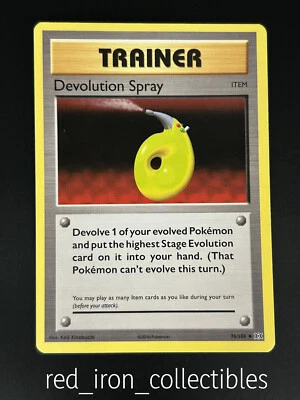 Devolution Spray 76/108 Uncommon Trainer Evolutions XY Pokemon Card 2016 - Image 1 of 2