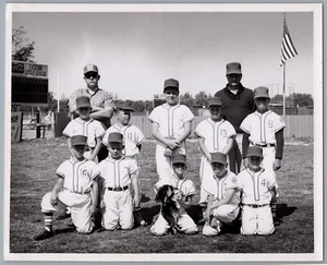 1961 Garden Grove California Eastside Little League Teamfoto Original Baseball - Bild 1 von 2