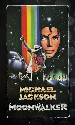 Rare! Michael Jackson Moonwalker (VHS, 1988, Joe Pesci Clancy Brown Mick Jagger) - Image 1 of 3