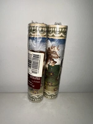 2 Vacas Pueblo Pastos Campo Granja Raymond Waites Papel Pintado Borde NUEVO Sellado Foto 1 de 2