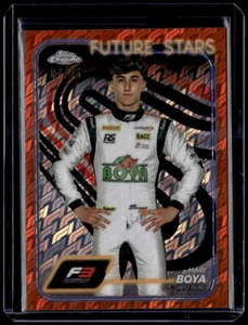 2024 Topps Chrome Logofractor Formula 1 F3 #54 Mari Boya Future Stars Orange /25 - Bild 1 von 2