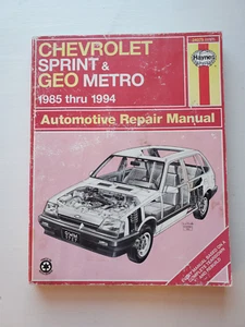 Manual de reparación Haynes #24075 para Chevrolet Sprint y Geo Metro - Imagen 1 de 8