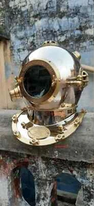 Anchor Engineering Silver Diving Divers Helmet Deep Sea US Navy Mark IV - Picture 1 of 6