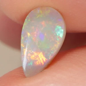 Australian 0.55ct Dark Opal, Natural Solid Lightning Ridge Opal 5.5 x 9mm - Picture 1 of 4