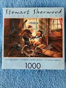 YOU'LL PLAY GOALIE Stewart Sherwood Puzzle 1000 Pieces Sure-Lox 2005 NEW Sealed - Picture 1 of 3