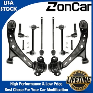 8pcs Front Lower Control Arms Tierods Sway Bars For 2005-2009 2010 Ford Mustang - Picture 1 of 11