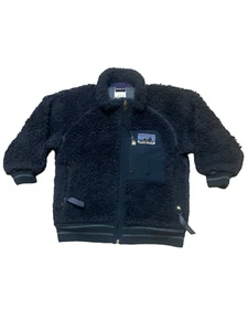 Chaqueta Vintage Niños Patagonia Polar Azul Marino Cremallera XXS - Imagen 1 de 7