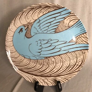thomas paul melamine birds see pics 9” plates a497 lot - Picture 1 of 21