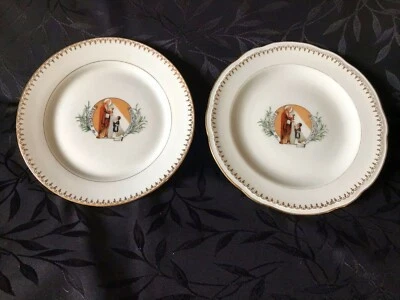 2 Assiettes SOUVENIR de 1ère COMMUNION garçon Porcelaine  LIMOGES VIERZON - Photo 1/4